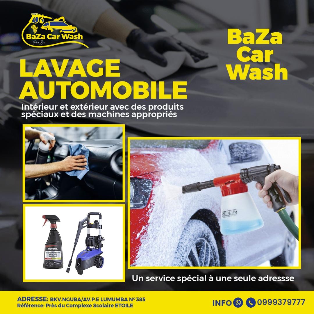 Voiture nettoyée professionnellement